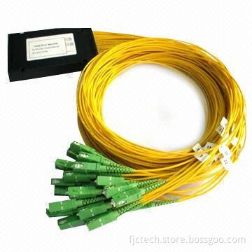 1x32 Fiber-optic Single-/Multi-mode FTTH PLC Splitter, Easy to Install